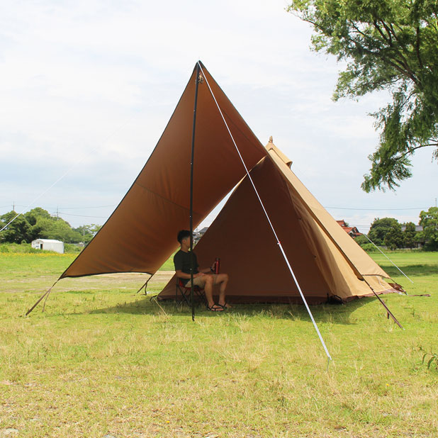Tent Mark Designs 焚火タープ Tc コネクト ヘキサを張ってみた Camp House キャンプのように田舎暮らしを楽しむ
