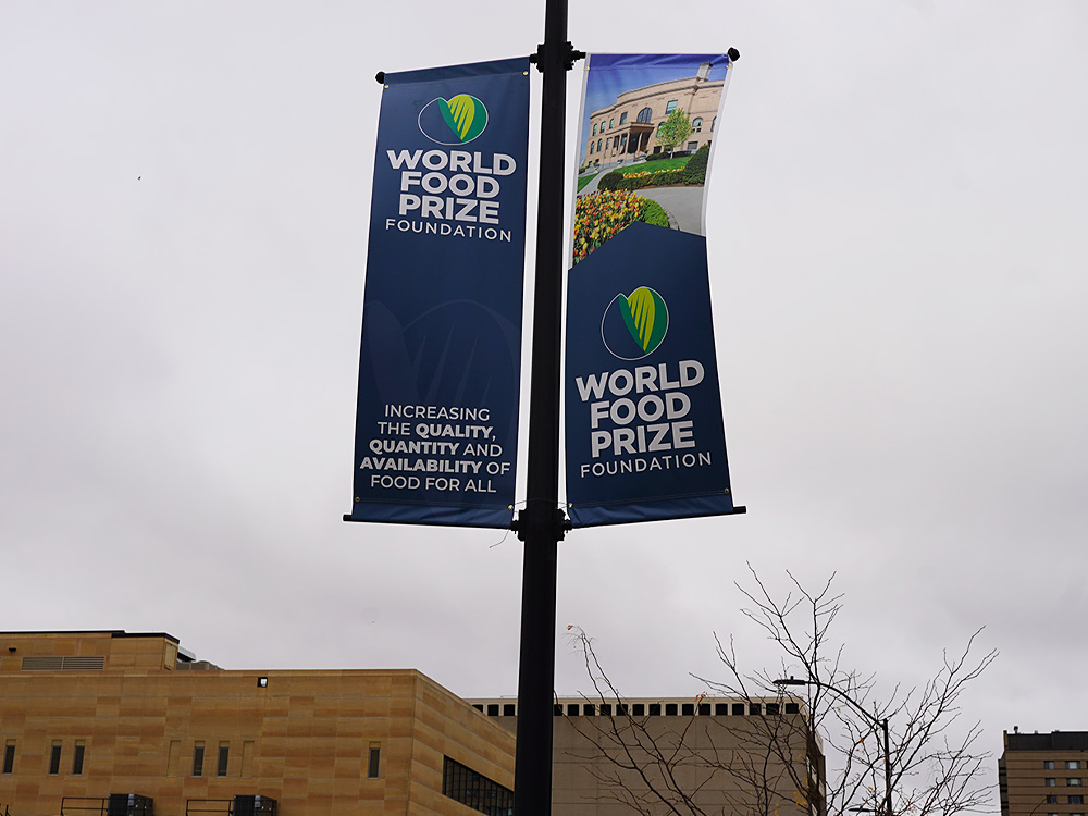 WORLD FOOD PRIZE（世界食糧賞）の旗